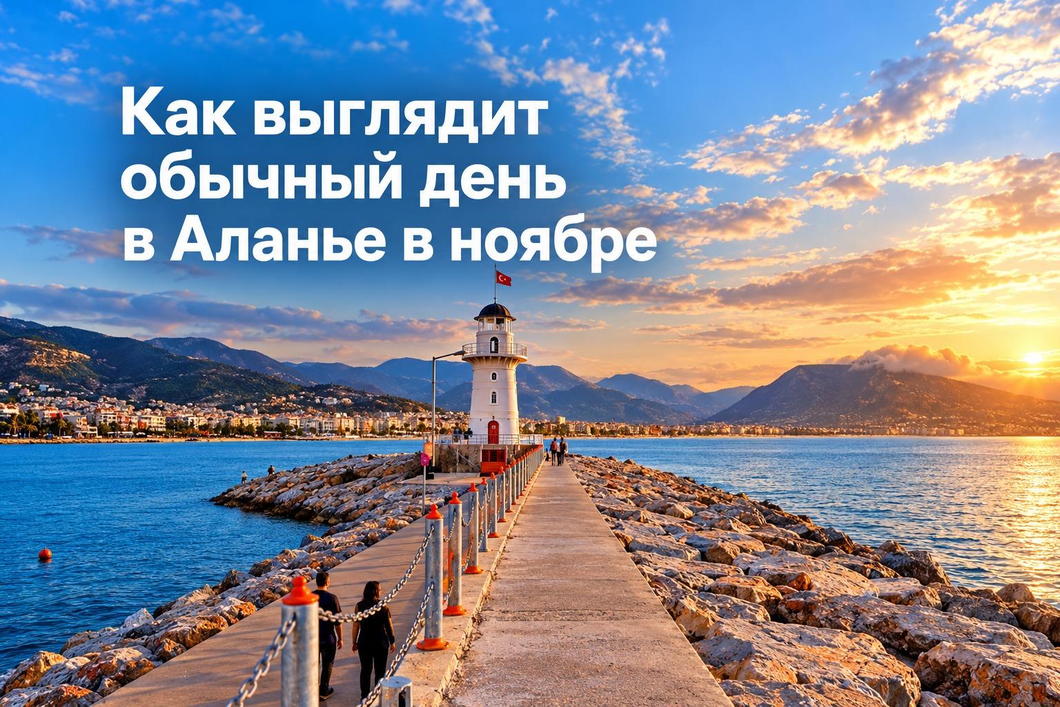 Как выглядит день в Аланье ноября
