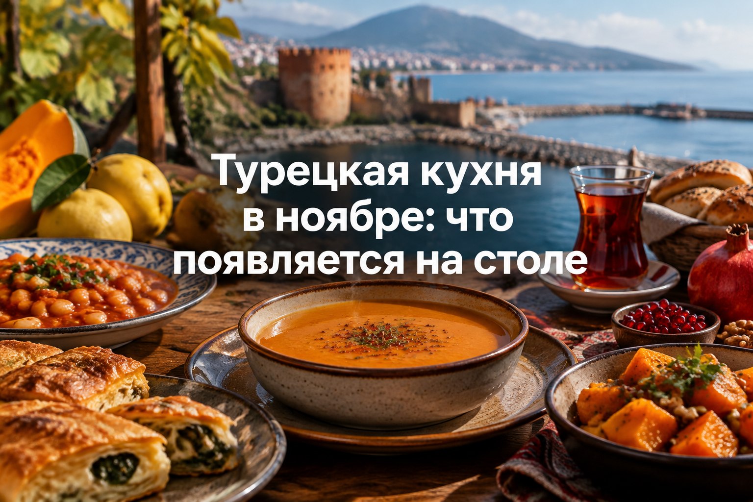 Турецкая кухня в ноябре: что появляется на столе