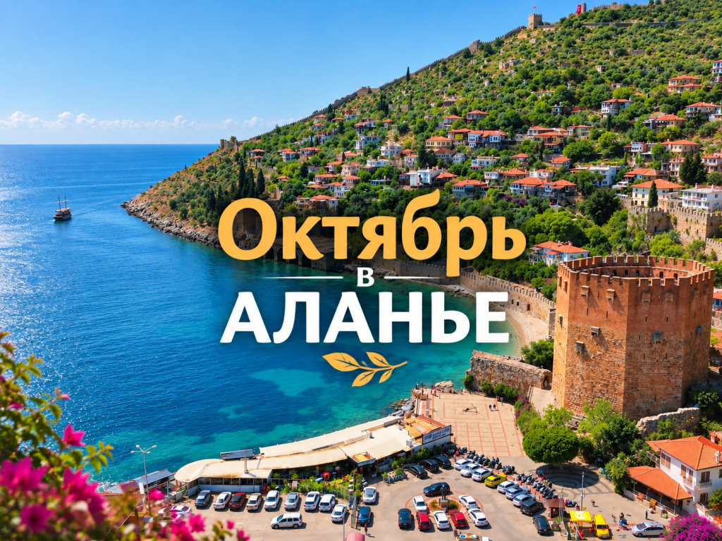 Октябрь в Аланье: море ещё тёплое, а погода?