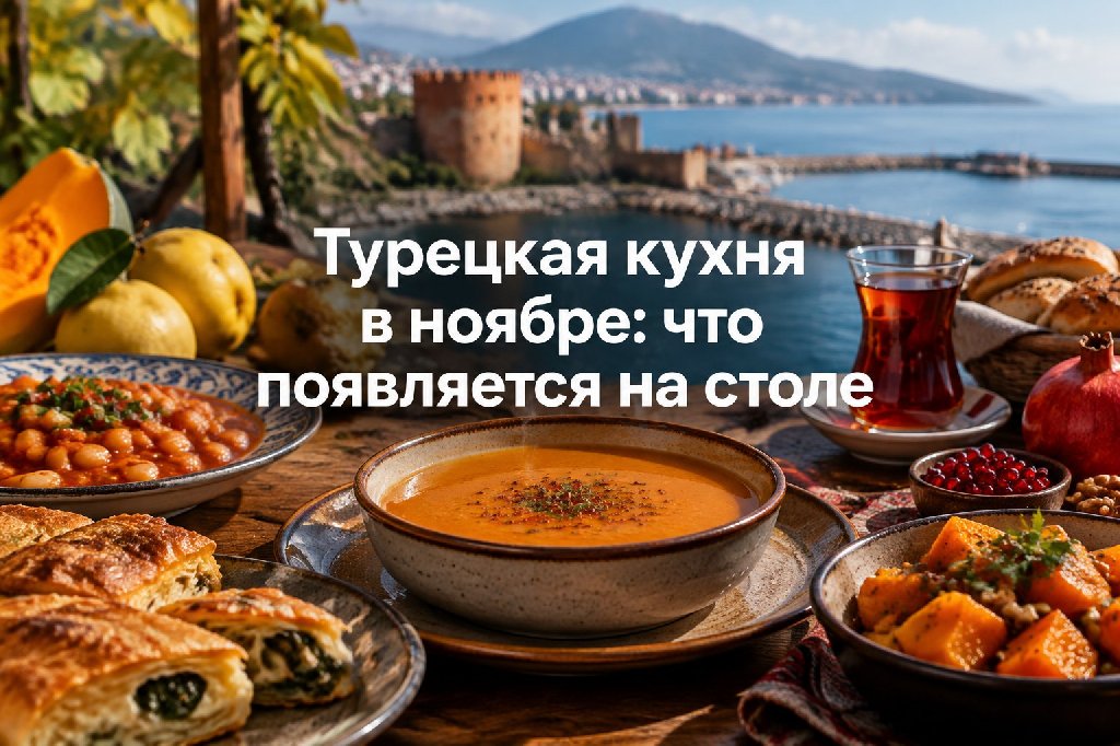Турецкая кухня в ноябре: что появляется на столе