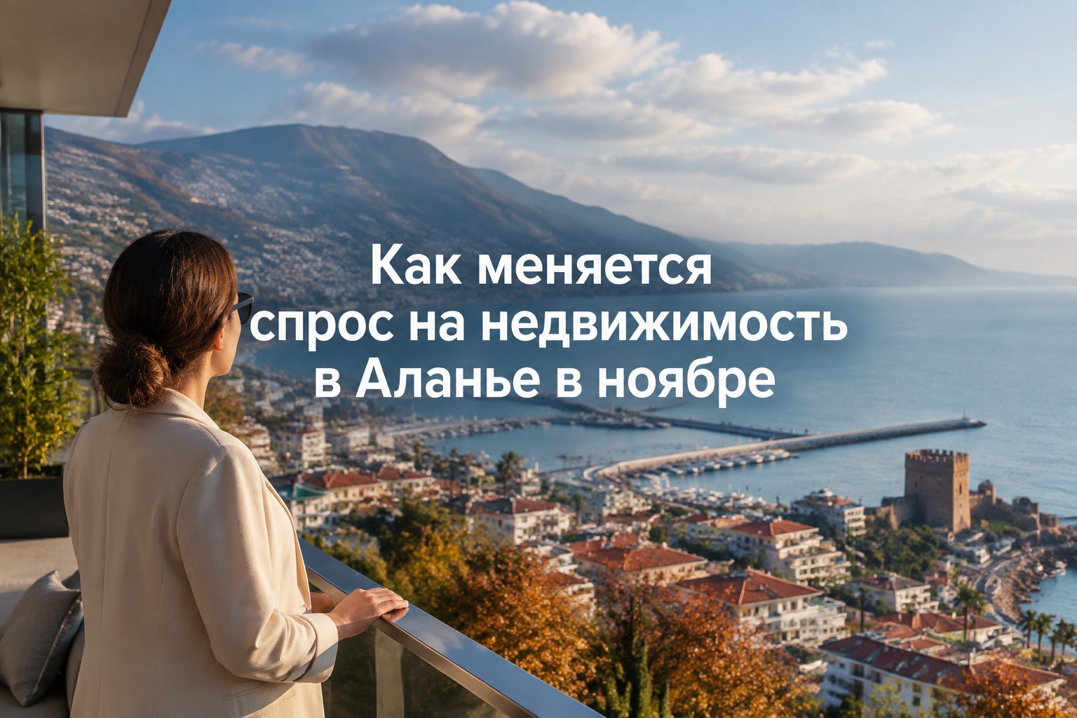 Cпрос на недвижимость в Аланье в ноябре