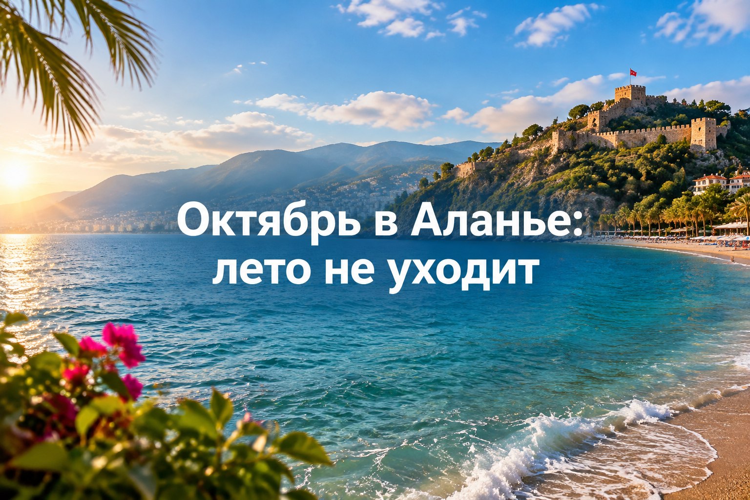 Октябрь в Аланье: лето закончилось, а море не в курсе