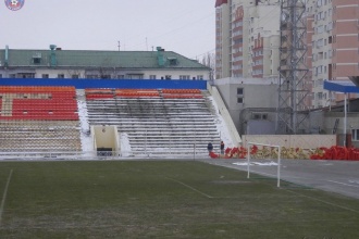 В Белгороде начали реконструировать южную трибуну стадиона «Салют»