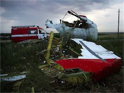 На месте крушения Boeing на Украине найдены новые останки