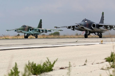 Минобороны РФ показало самолеты ВКС в Сирии
