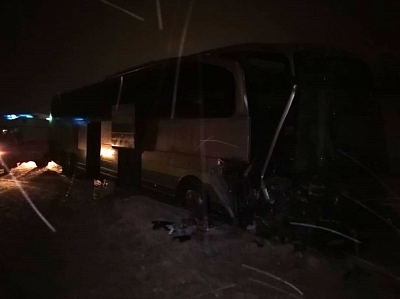 Автобус «Москва-Белгород» попал в аварию под Тулой