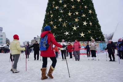 Финской ходьбой по «Рождественской тропе» прошли в Белгороде